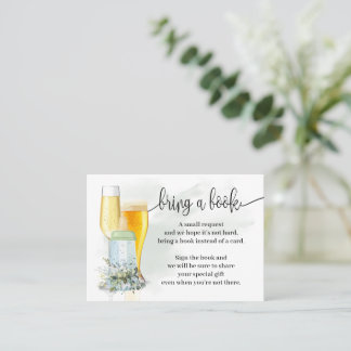 Bringen Sie ein Buch Blasen Grüne Babydusche Platzkarte