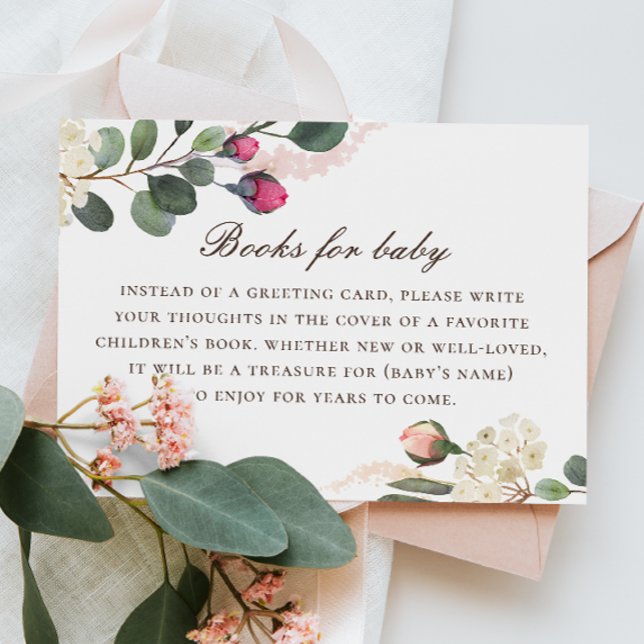 Bringen Sie ein Buch für Ihre Babyanfrage mit. Ros Begleitkarte (Von Creator hochgeladen)