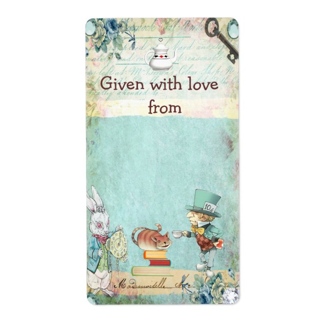 Bringen Sie ein Buch Mad Hatter Wonderland Buchzei (Vorne)