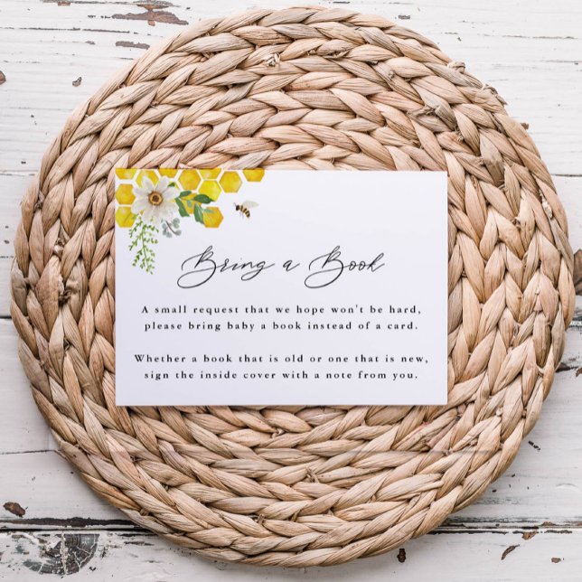 Bringen Sie ein Buch, Wasserfarbene Bienen und Mil Begleitkarte (Von Creator hochgeladen)