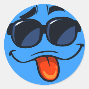 Bringen Sie ein paar coole Lebensgefühle mit diese Runder Aufkleber