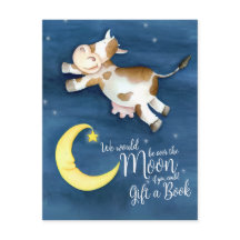 Bringen Sie eine Babydusche über die Mondkunst