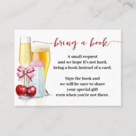 Bringen Sie eine Buchblase mit Babydusche. Platzkarte