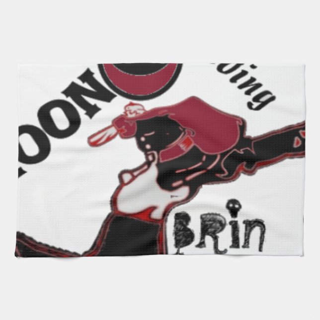 Bringen Sie es an - Spielerisches Weihnachten & We Geschirrtuch (Horizontal)