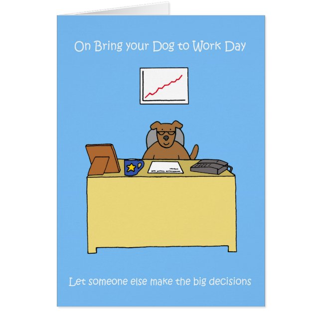 Bringen Sie Ihren Hund zum 23. Juni zur Arbeit (Vorne)