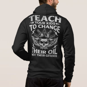 Bringen Sie Ihren Kindern bei, ihr Öl konservativ  Hoodie