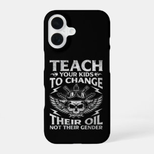 Bringen Sie Ihren Kindern bei, Öl konservativ zu w iPhone 16 Hülle
