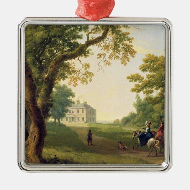 Bringen Sie Kennedy, Landkreis Wicklow, Irland, Silbernes Ornament (Vorne)