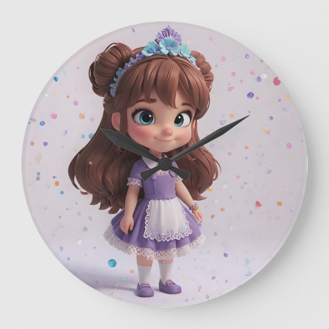 Bringen Sie Magie in Ihren Alltag! 🌟 Große Wanduhr (Vorderseite)