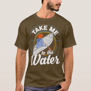 Bringen Sie mich mit zum Wasser-Retro-Kanu T-Shirt