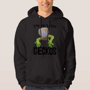 Bringen Sie mich zu den Gecko Funny Gecko Reptile Hoodie