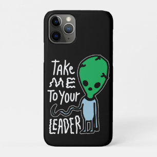 Bringen Sie mich zu Ihrem Leader Niedliche Alien Case-Mate iPhone Hülle