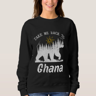 Bringen Sie mich zurück nach Ghana Vintager Urlaub Sweatshirt