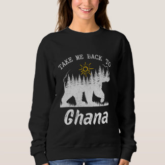 Bringen Sie mich zurück nach Ghana Vintager Urlaub Sweatshirt