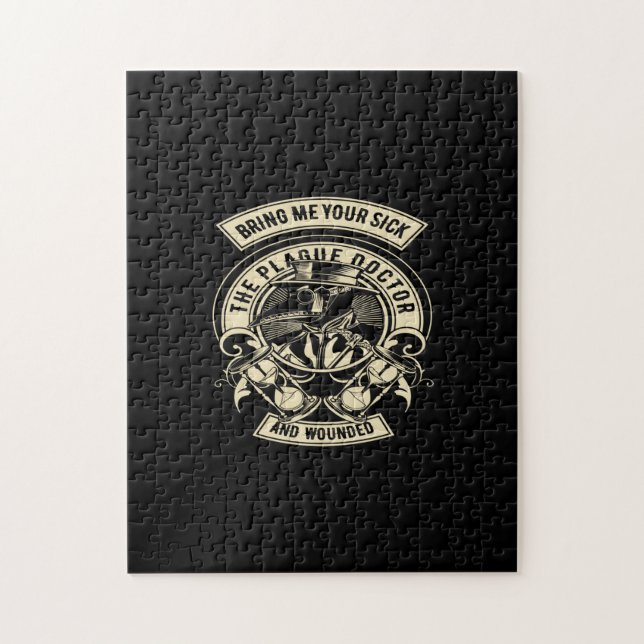 bringen Sie mir Ihre Kranke zum Pestarzt und verwu Puzzle (Vertikal)