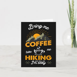 Bringen Sie mir Kaffee und sagen Sie mir, ich bin Karte