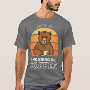 Bringen Sie mir Kaffeebar Morgenkaffee Drinker 465 T-Shirt
