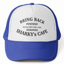 Bringen Sie SHARKY's CAFE Trucker Hat zurück