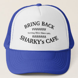 Bringen Sie SHARKY's CAFE Trucker Hat zurück Truckerkappe