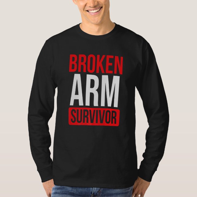 Bringen Sie sich bald einen gebrochenen Arm Erholu T-Shirt (Vorderseite)