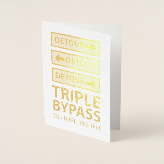 Bringen Sie sich bald in den Dreier-Bypass-Operati Folienkarte (Vorderseite)