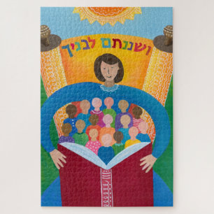 Bringen Sie sie Ihren Kindern gewissenhaft bei Puzzle