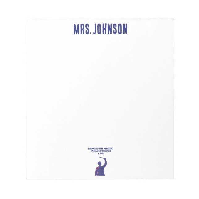 Bringing The Amazing World of Science Alive Fun Notizblock (Vorderseite)