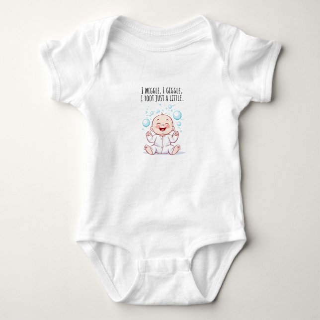 Bringt das Kichern Baby Strampler (Vorderseite)