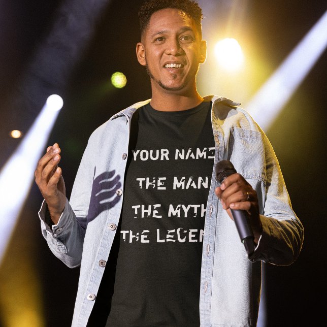 Bringt den Mann ein. Der Mythos Die Legende. T-Shirt (Von Creator hochgeladen)