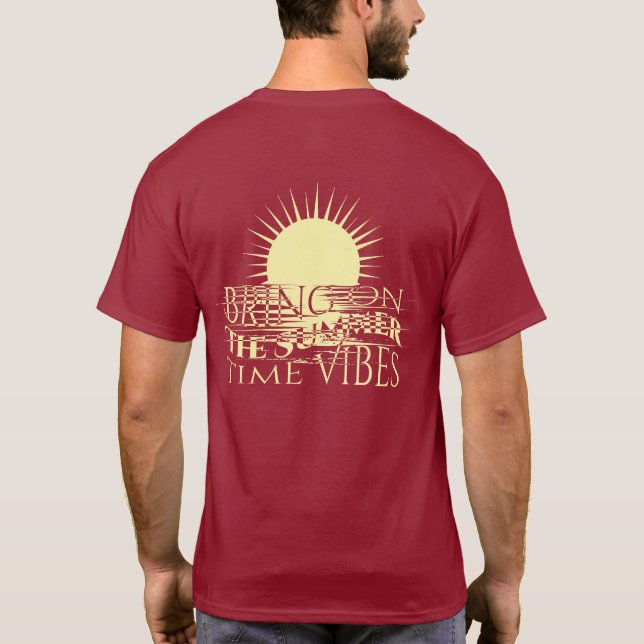Bringt die Sommerstimmung  T-Shirt (Rückseite)