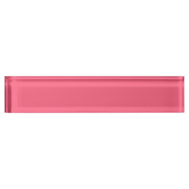 Brink pink (Vollfarbe) Namensplakette (Vorderseite)