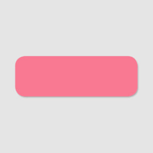 Brink pink (Vollfarbe) Namensschild