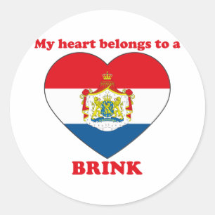 Brink Runder Aufkleber