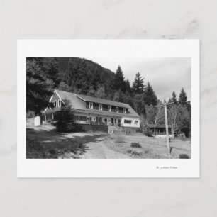 Brinnon, WA View Olympic Inn on Hood Canal Postkarte