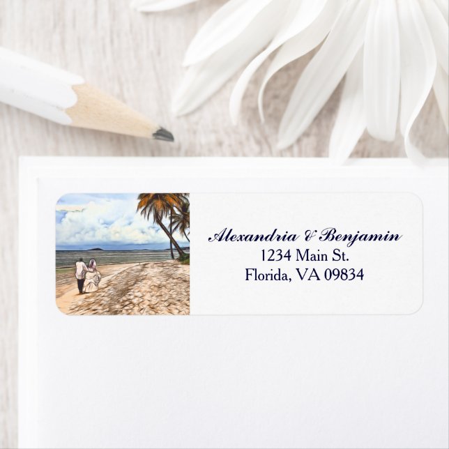 Briom Groom Tropical Beach Wasserfarbe Custom (Insitu)