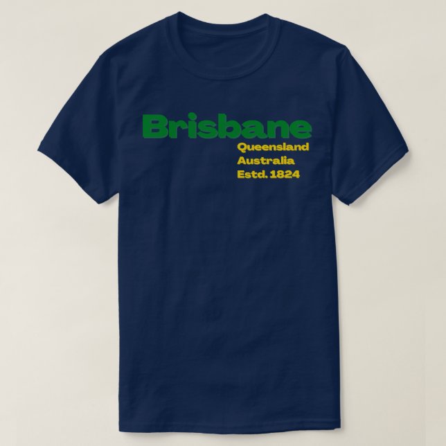 Brisbane Australia Design T-Shirt (Design vorne)