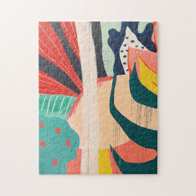 Brisbane Australia Graffiti Street Art Mural Puzzle (Vertikal)