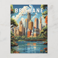 Brisbane Australia Reisen Vintag