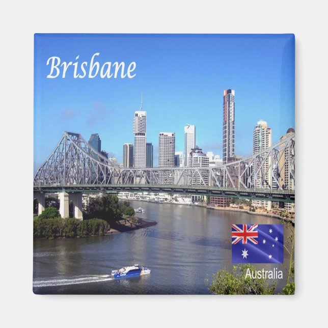 BRISBANE, Australien, Ozeanien, Kühlschrank Magnet (Vorne)