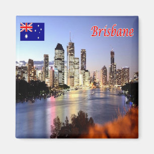 BRISBANE, Australien, Ozeanien, Kühlschrank Magnet