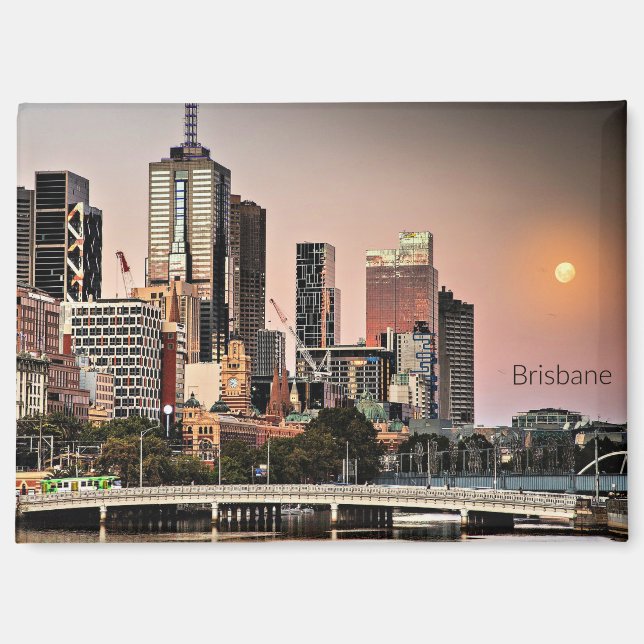 Brisbane, Australien Stadtansicht  Magnet (Vorderseite)