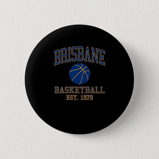 Brisbane Basketball Button (Vorderseite)