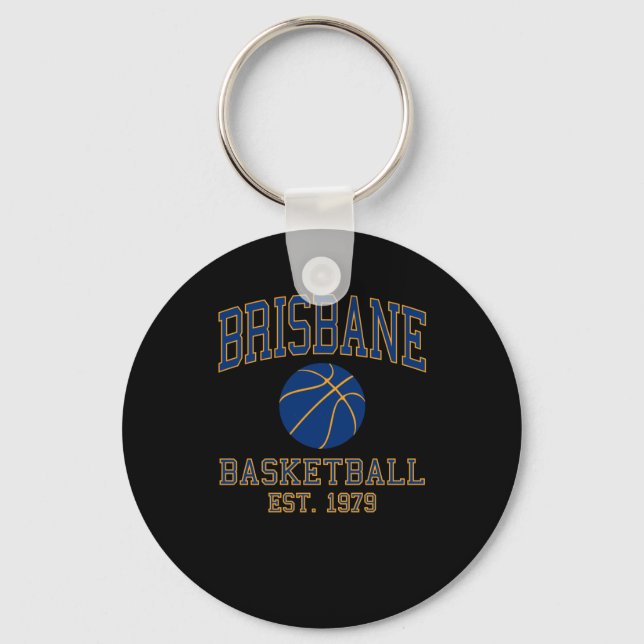 Brisbane Basketball Schlüsselanhänger (Vorderseite)