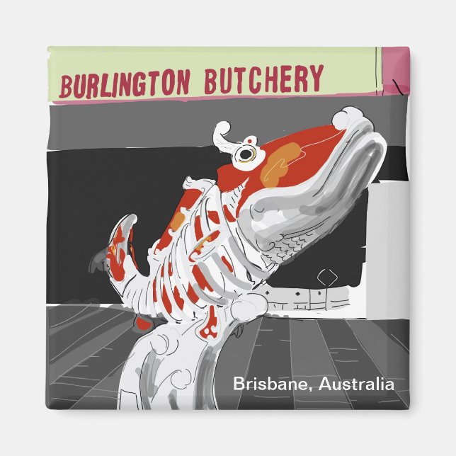 Brisbane Chinatown Town Magnet (Vorne)