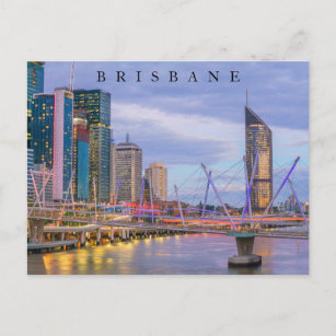 Brisbane City   Australien Postkarte