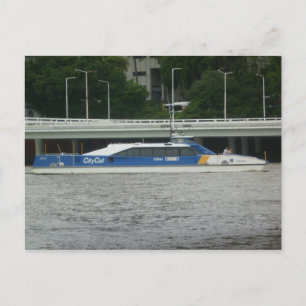 Brisbane City Cat Postkarte