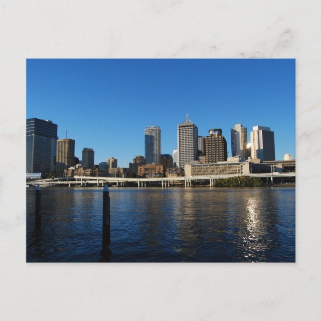 Brisbane City Skyline Postkarte (Vorderseite)