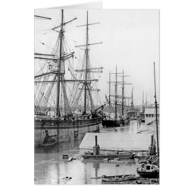 Brisbane: Eagle Street Wharf 1893 (Vorne)