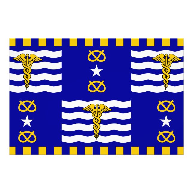 Brisbane Flagge Australien Symbol Fotodruck (Vorne)