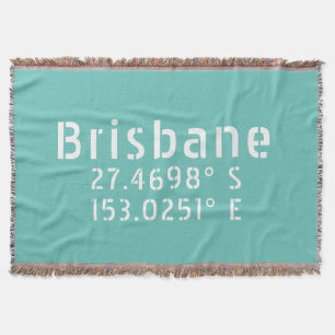 Brisbane QLD Breitengrad Längengrad Decke